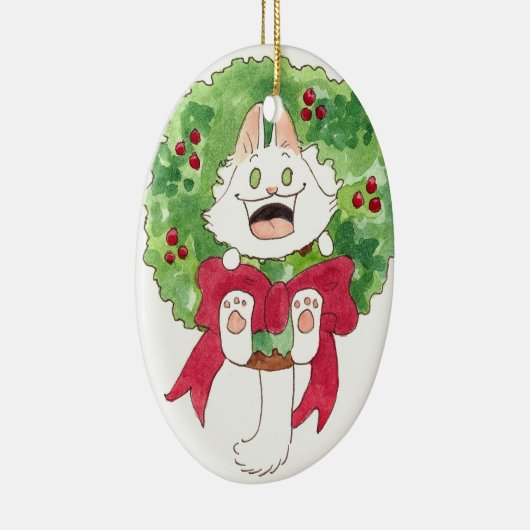 Lupin-Wreath-Ornament Keramikornament (Rechts)