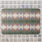 Lupine Blume Schmetterlinge Vintages Blumenmuster Badematte