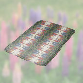 Lupine Blume Schmetterlinge Vintages Blumenmuster Badematte