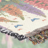 Lupine Blume Schmetterlinge Vintages Blumenmuster Decke