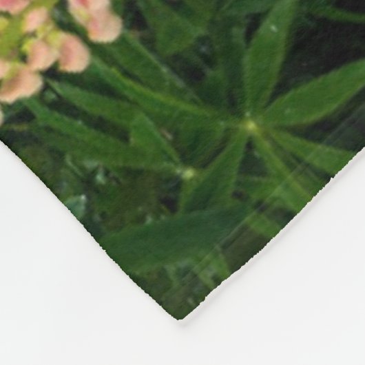 Lupine-Feld in Neuseeland Fleecedecke (Ecke)