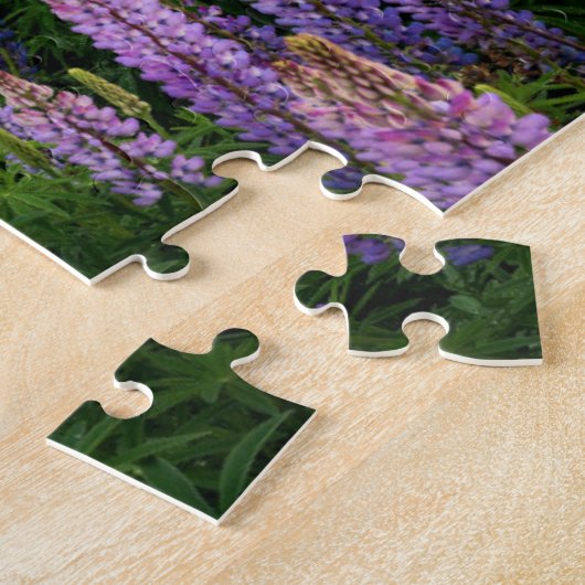 Lupine-Feld in Neuseeland Puzzle (Seite)