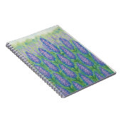 Lupine Field Watercolor Notizblock (Rechte Seite)