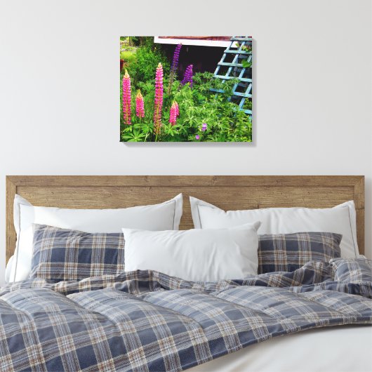 Lupine Leinwanddruck (Insitu (Schlafzimmer))