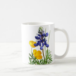 Lupine-Mohnblumen-Tasse Kaffeetasse