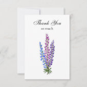 Lupine Note Card Dankeskarte (Vorderseite)