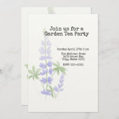 Lupine Ombre Einladung (Vorne/Hinten)