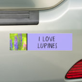 Lupine Painting - Originelle Blume Kunst Autoaufkleber (Auf Auto)