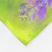 Lupine Painting - Originelle Blume Kunst Fleecedecke (Ecke)