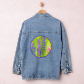 Lupine Painting - Originelle Blume Kunst Jeansjacke (Hangar)