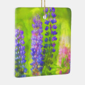 Lupine Painting - Originelle Blume Kunst Keramikornament (Rechts)