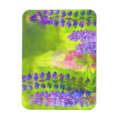 Lupine Painting - Originelle Blume Kunst Magnet (Vertikal)