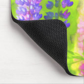 Lupine Painting - Originelle Blume Kunst Mousepad (Ecke)