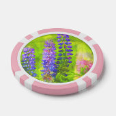 Lupine Painting - Originelle Blume Kunst Pokerchips (Einzeln)