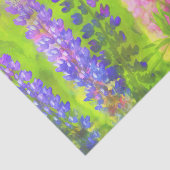 Lupine Painting - Originelle Blume Kunst Seidenpapier (Ausschnitt)