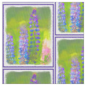 Lupine Painting - Originelle Blume Kunst Stoff (Nahaufnahme)