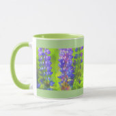 Lupine Painting - Originelle Blume Kunst Tasse (Links)