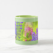 Lupine Painting - Originelle Blume Kunst Tasse (Zentrum)