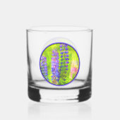 Lupine Painting - Originelle Blume Kunst Whiskyglas (Vorderseite)