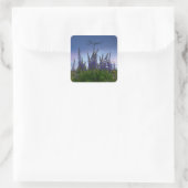 Lupine Quadratischer Aufkleber (Tasche)