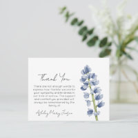 Lupine | Trauer Danke Karte