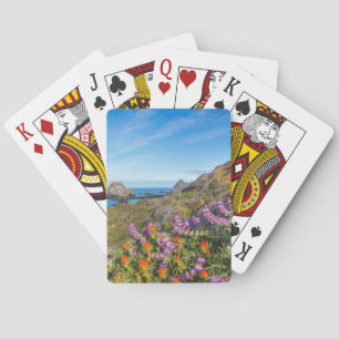 Lupine-und Malerpinsel-Wildblumen Spielkarten