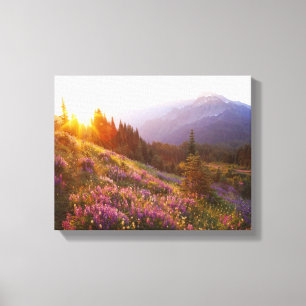 Lupine- und Olympiaregion Leinwanddruck