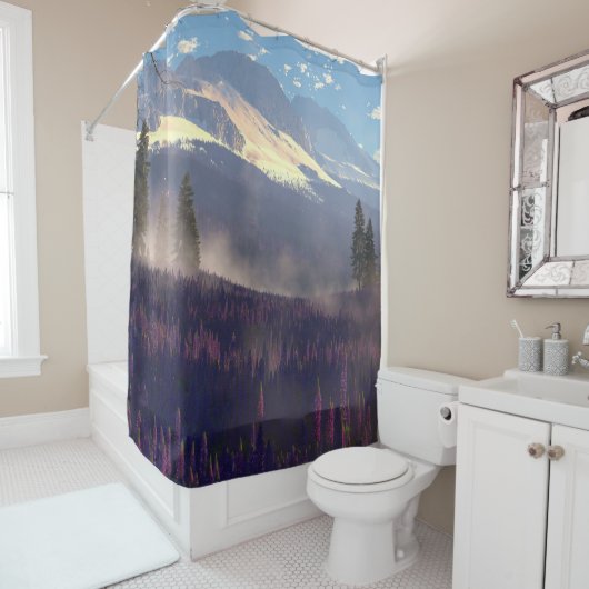 Lupine Vale Duschvorhang (Beispiel)