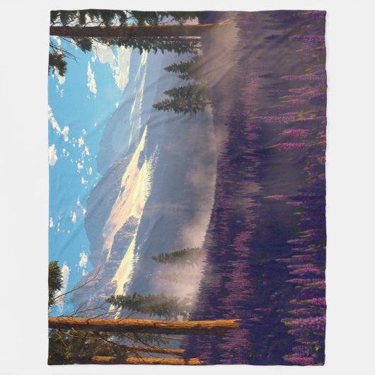 Lupine Vale Fleecedecke (Vorderseite)