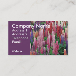 Lupine-Visitenkarte Visitenkarte