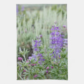 Lupine-Wildblumen-Tee-Tuch Geschirrtuch (Vertikal)
