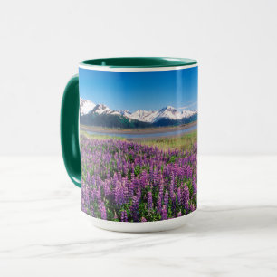Lupinen in Bloom   Kenai Mountains, Alaska Tasse