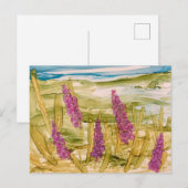 Lupinen in freier Wildbahn Postkarte (Vorne/Hinten)