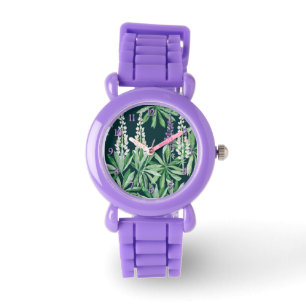 Lupinenblüte Armbanduhr