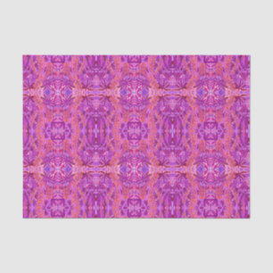 Lupinenblüten-Boho-Arabesken-Muster Rosa Seidenpapier