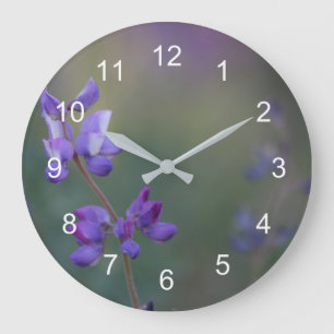Lupinenfeld Große Wanduhr