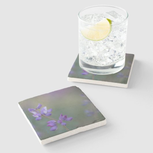 Lupinenfeld Steinuntersetzer (Seitenansicht)