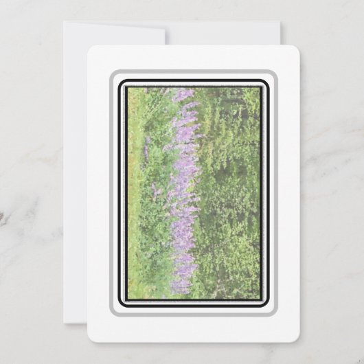 Lupines - Big Bay Rd 2023 Notecards Mitteilungskarte (Vorderseite)