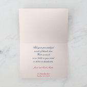 Lupins Blume Danke Mountains Nature Card (Innenseite)