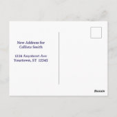 Lupins Change of Address Postkarte (Rückseite)