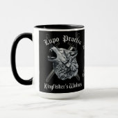 Lupo Proelia Kingfisher's Wölfe Tasse (Links)