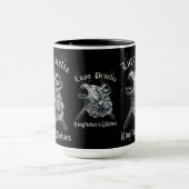 Lupo Proelia Kingfisher's Wölfe Tasse (Zentrum)
