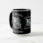 Lupo Proelia Kingfisher's Wölfe Tasse (Vorderseite Links)