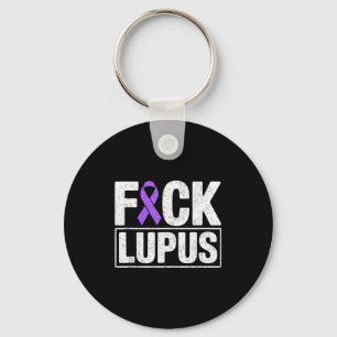 Lupus-Aufklärungsmonat SLE-Krieger Kämpfer lila Schlüsselanhänger