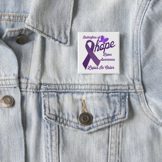 Lupus Awareness Button (Beispiel)