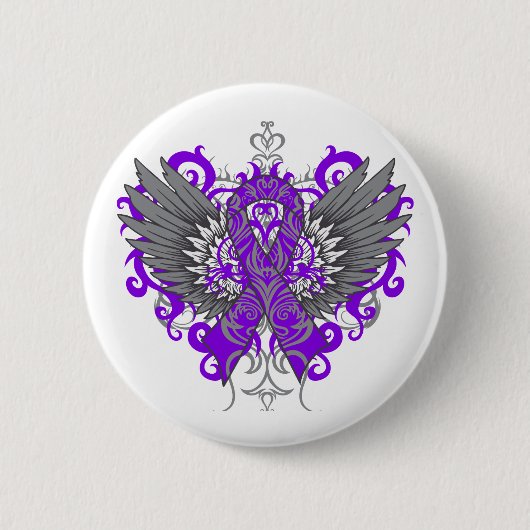 Lupus Awareness Cool Wings Button (Vorderseite)