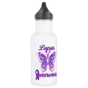 Lupus Awareness Edelstahlflasche