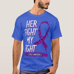 Lupus Awareness Fight SLE Lila Ribbon-Schmetterlin T-Shirt