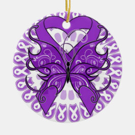 Lupus Awareness Keramik Ornament