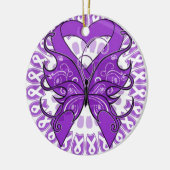 Lupus Awareness Keramik Ornament (Links)
